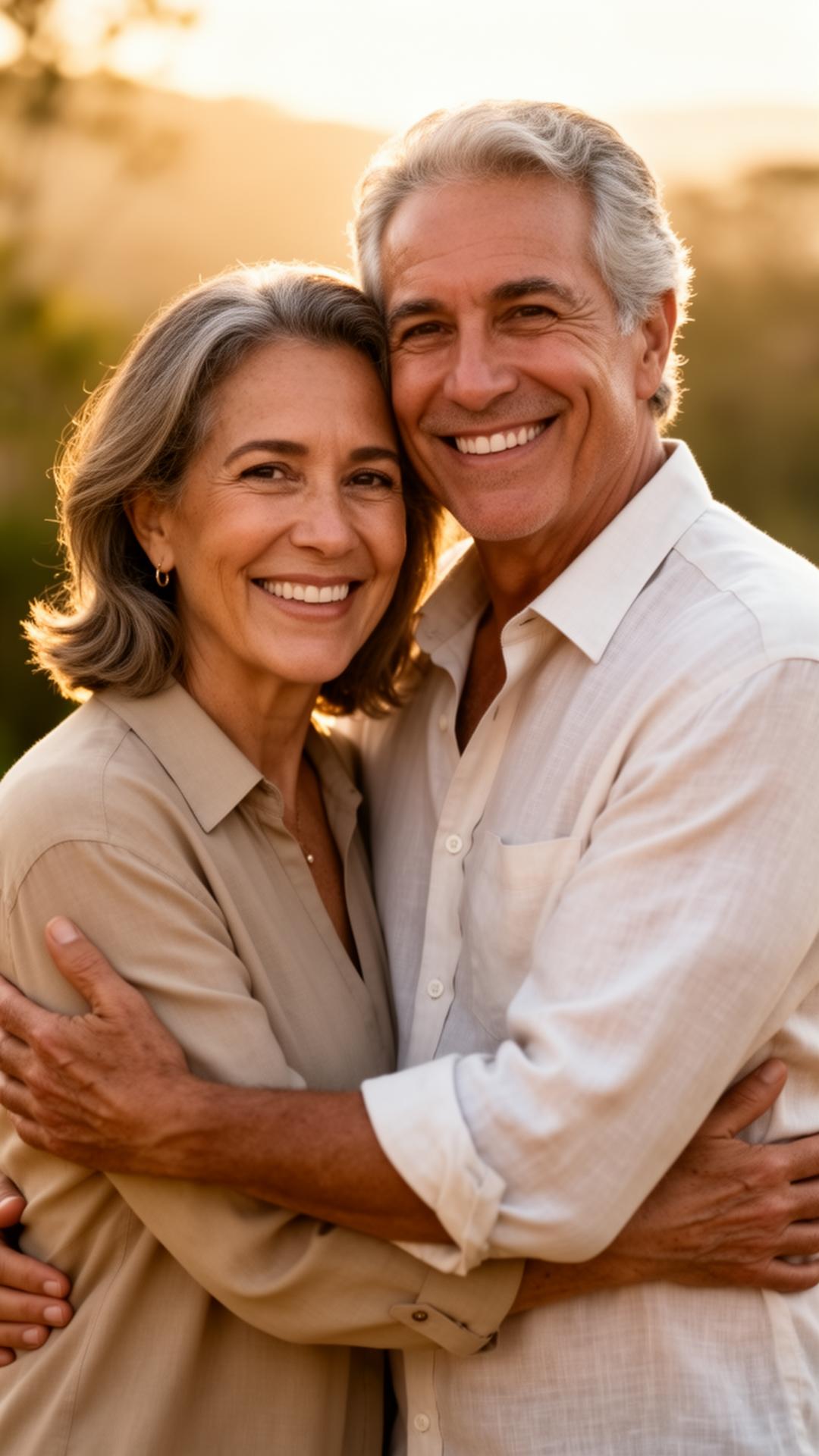 Casal tranquilo e confiante no futuro